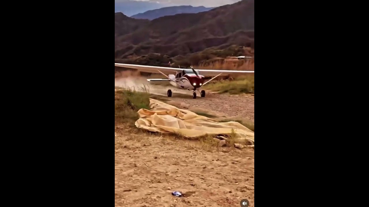 Cartel drug running plane lands in Mexico as sicarios watch