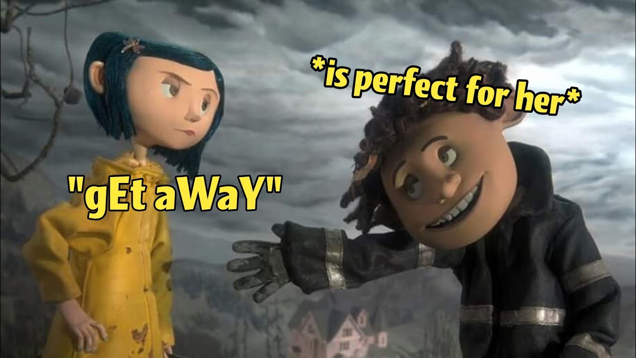 Wybie and Coraline having beef for over 4 and a half minutes straight 🖤