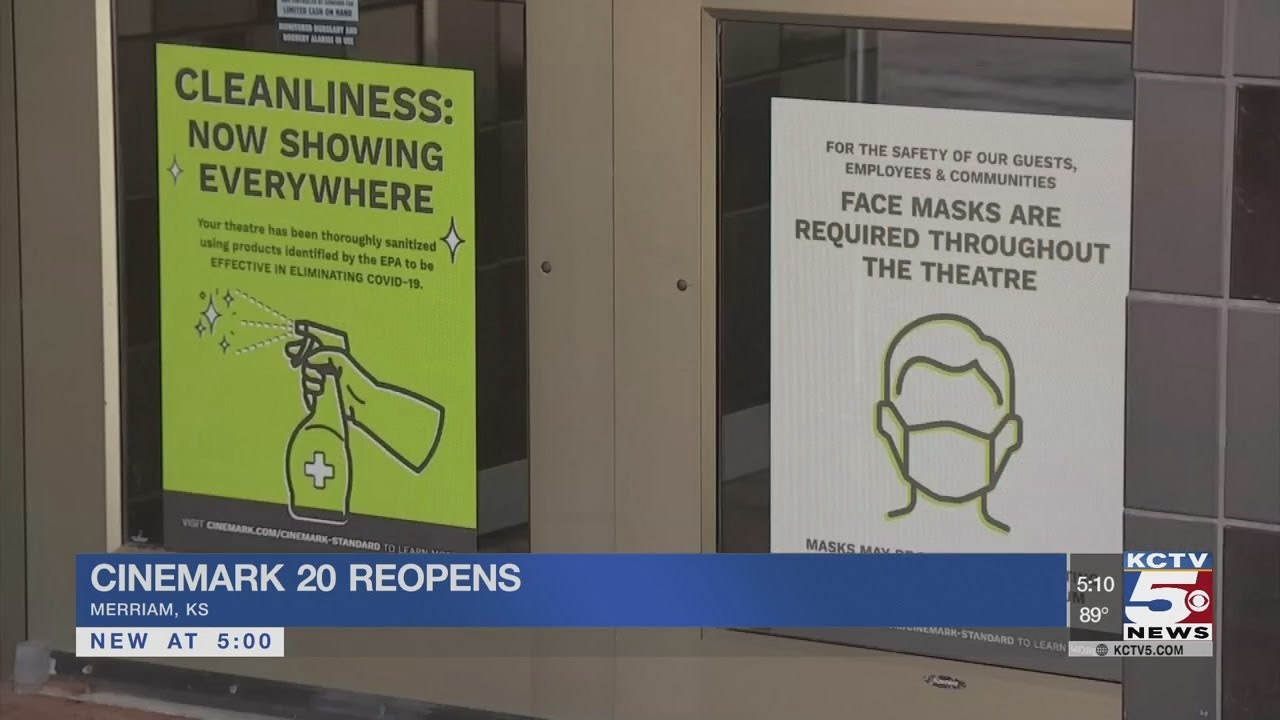 Cinemark 20 reopens in Merriam
