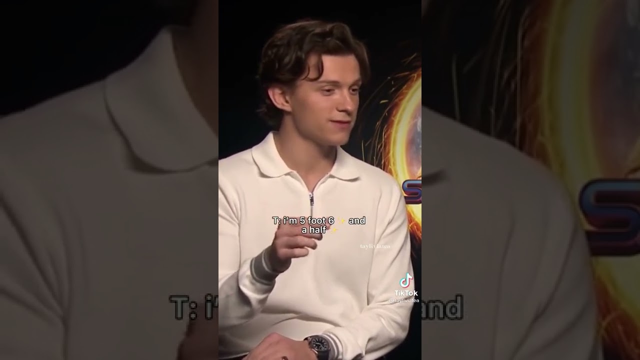 Tom Holland talks about his height #shorts
