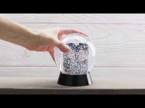Photo Snow Globe with Black Base - how to insert your photo