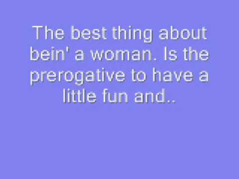 Man I feel like a woman lyrics