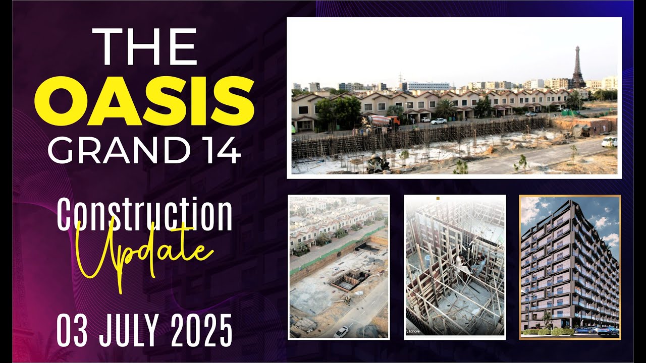 The Oasis Grand 14 Bahria Downtown | Rapid Construction | Signature Shops & Apartments Launched