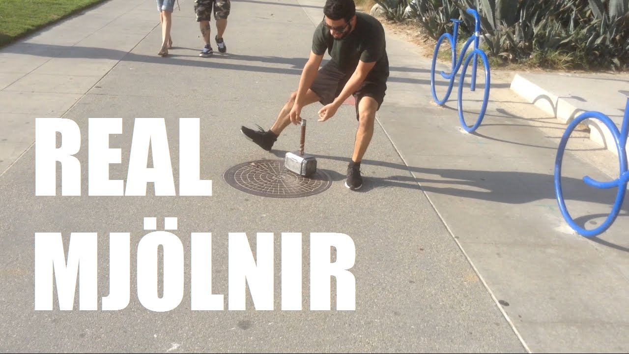 Real Mjolnir (Thor's Hammer) - Electromagnet, Fingerprint Scanner | Sufficiently Advanced