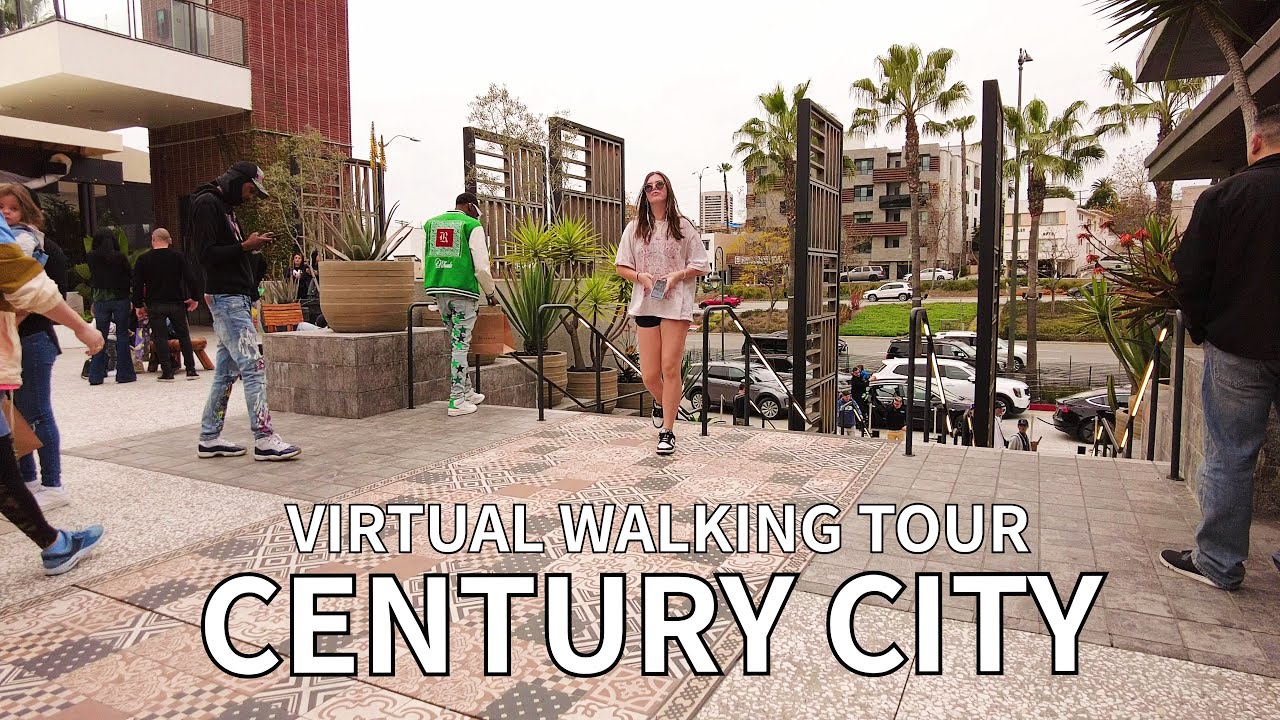 🚶♂️CENTURY CITY - Walking Tour of Century City Mall, West Los Angeles, USA - 4K