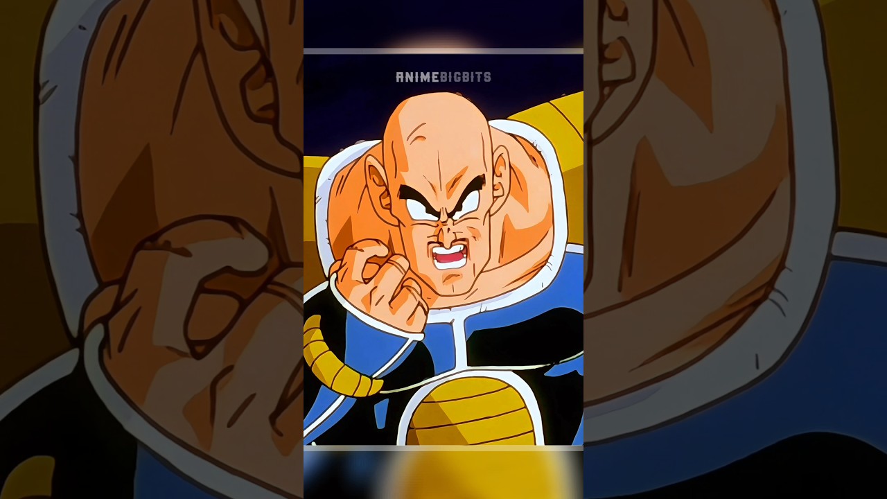 Nappa Tries to Attack Frieza!