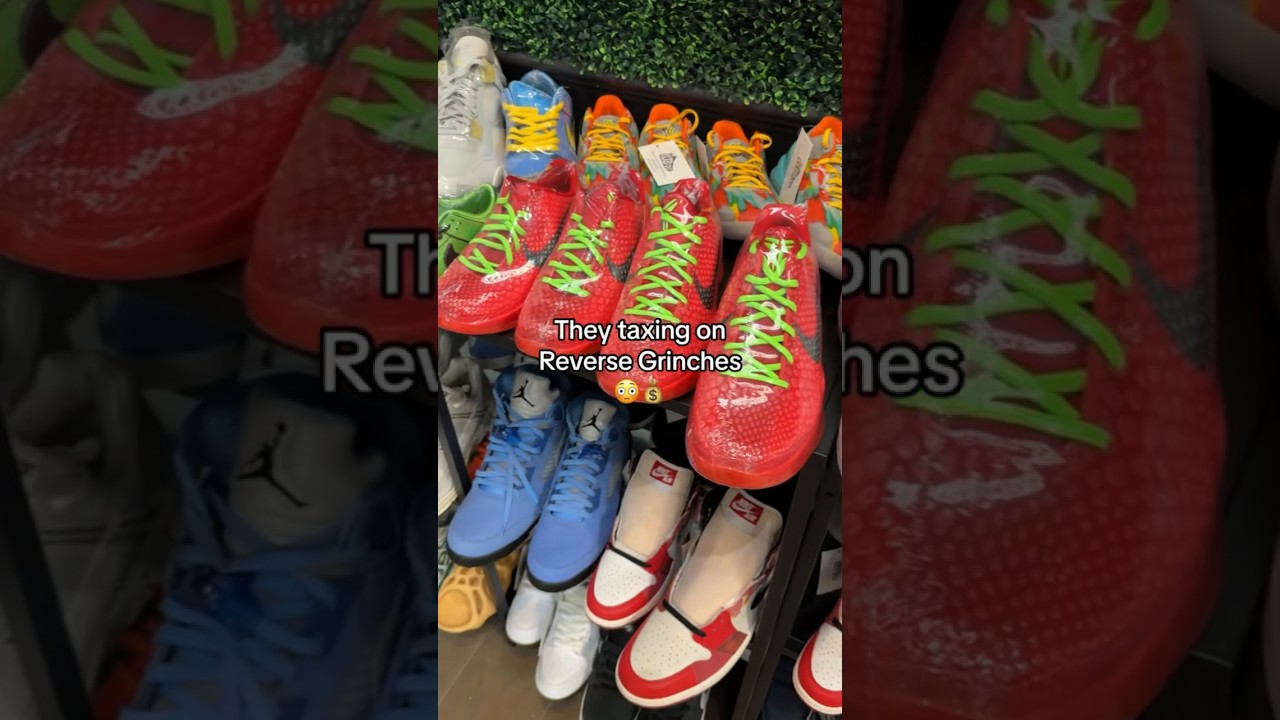 RESELL STORE SELLING KOBE 6 PROTRO REVERSE GRINCH! 💰🔥😳