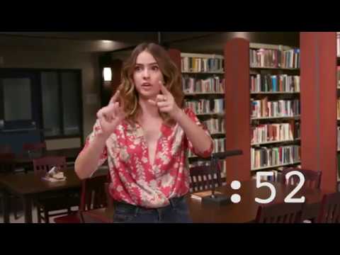 Shelley Hennig swearing as much as she can in one minute