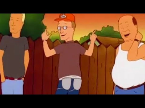 Dale, Bill, & Boomhauer Steal Hanks Butt