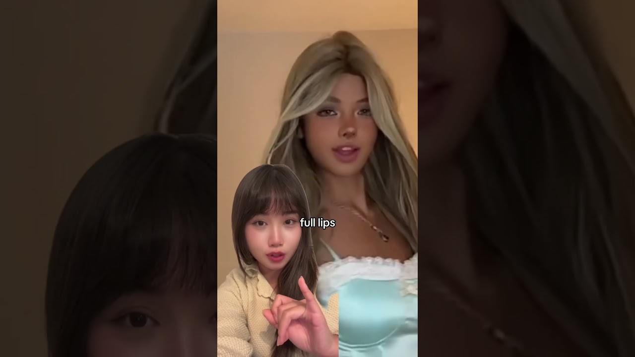 Chinese girls try to look “American”😵💫 #douyin #douyinmakeup #chinesegirl #chinesebeauty #makeup