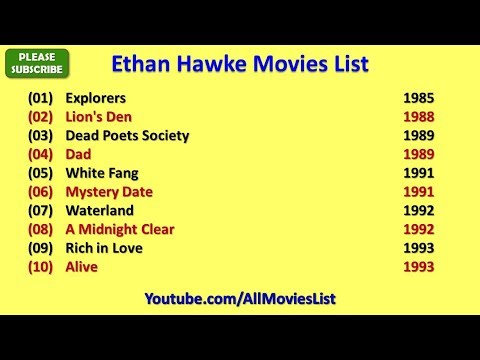 Ethan Hawke Movies List