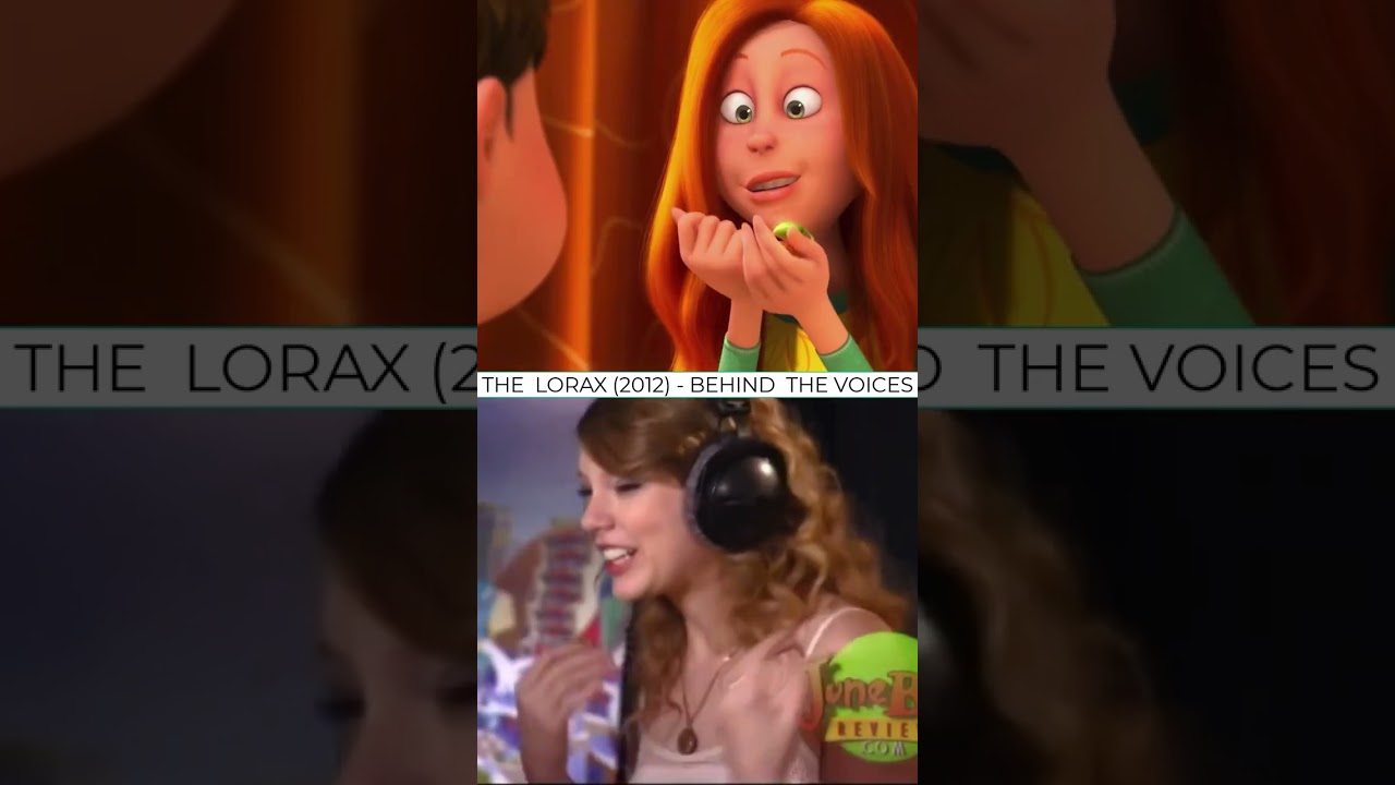 THE LORAX (TAYLOR SWIFT, ZAC EFRON,..) - BEHIND THE VOICES #shorts
