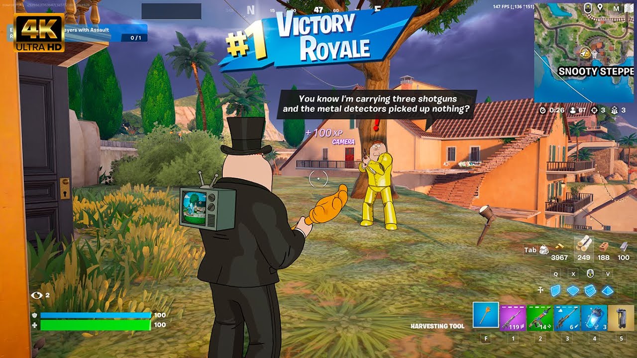 !!Mythical Boss Weapon!! (Peter Griffin) Fortnite Chapter 5 Season 1