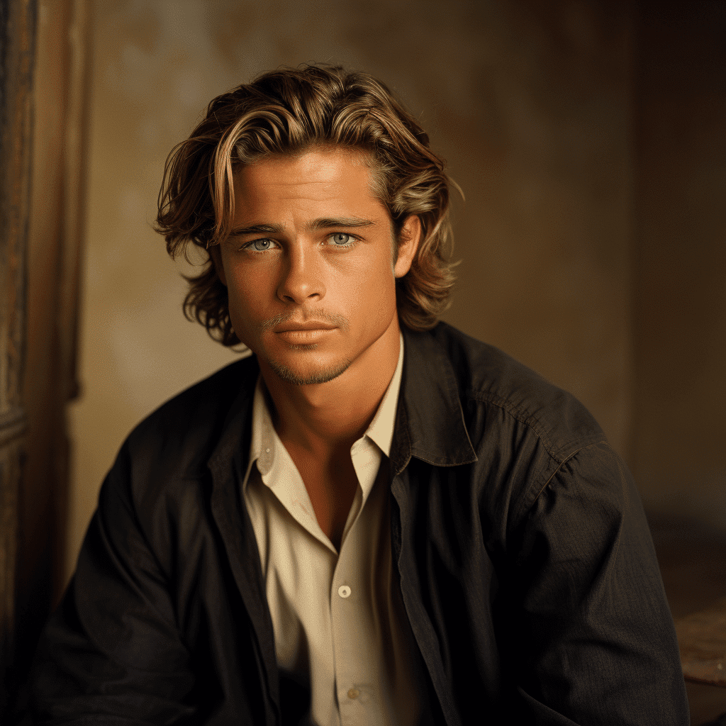 brad pitt young
