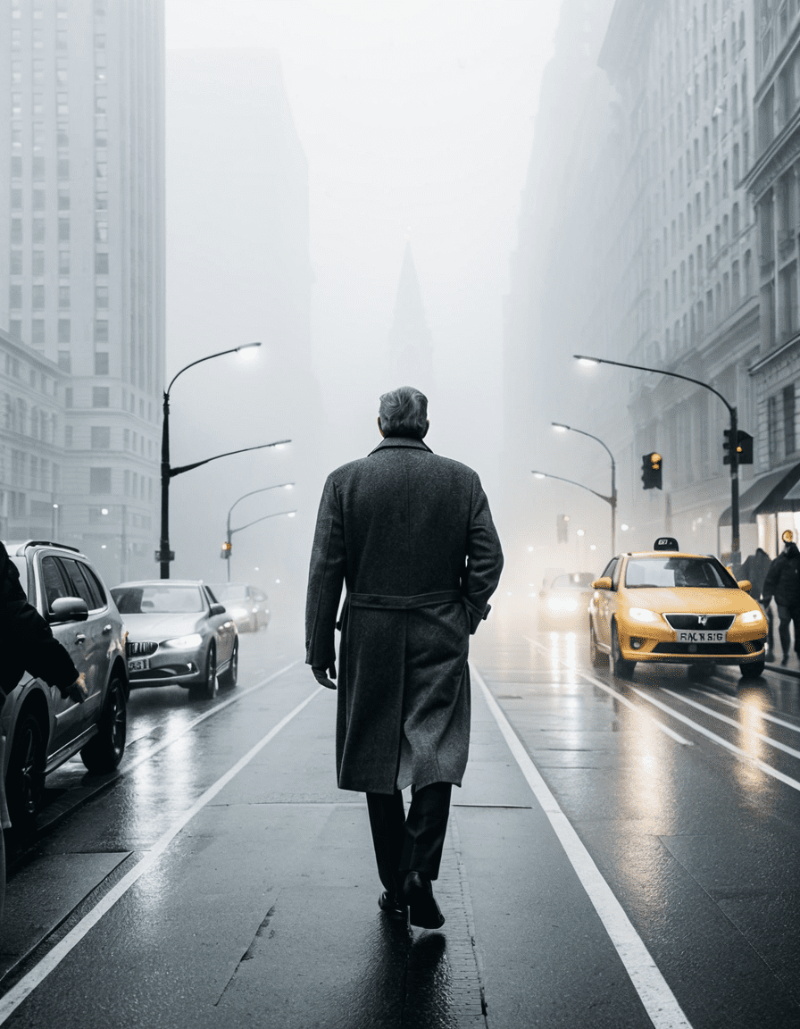 in the grey