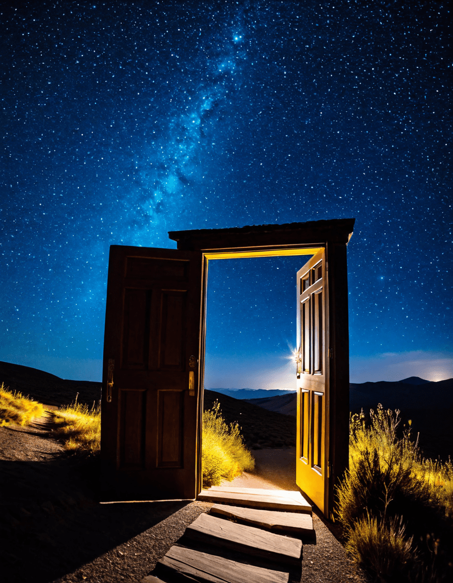 the door and