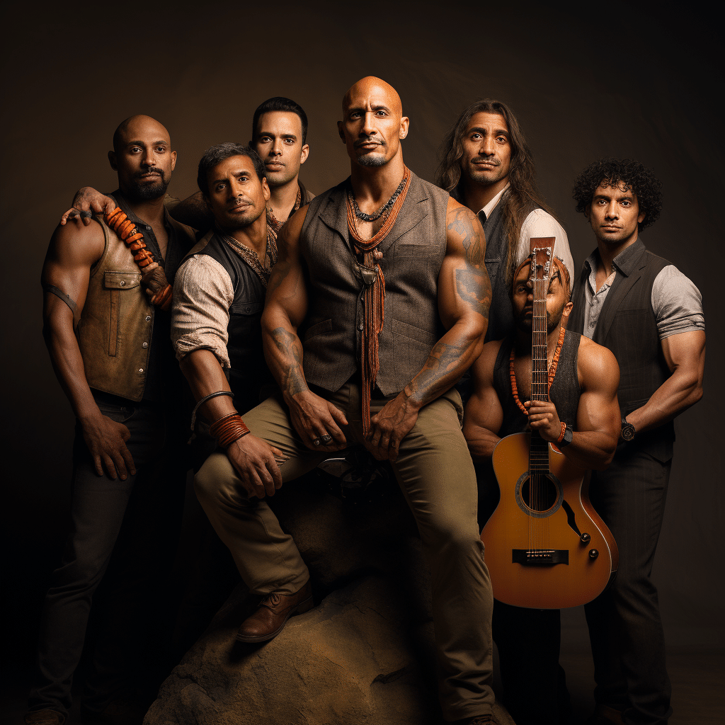 the rock cast
