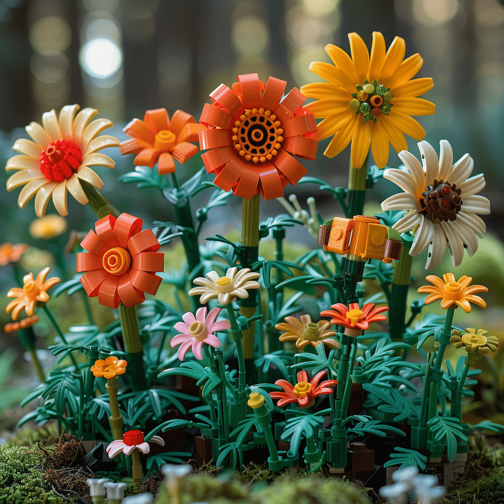 flower lego set