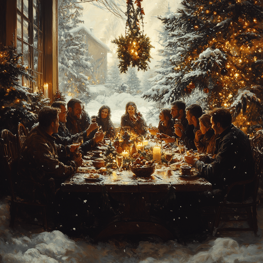 friends and family christmas