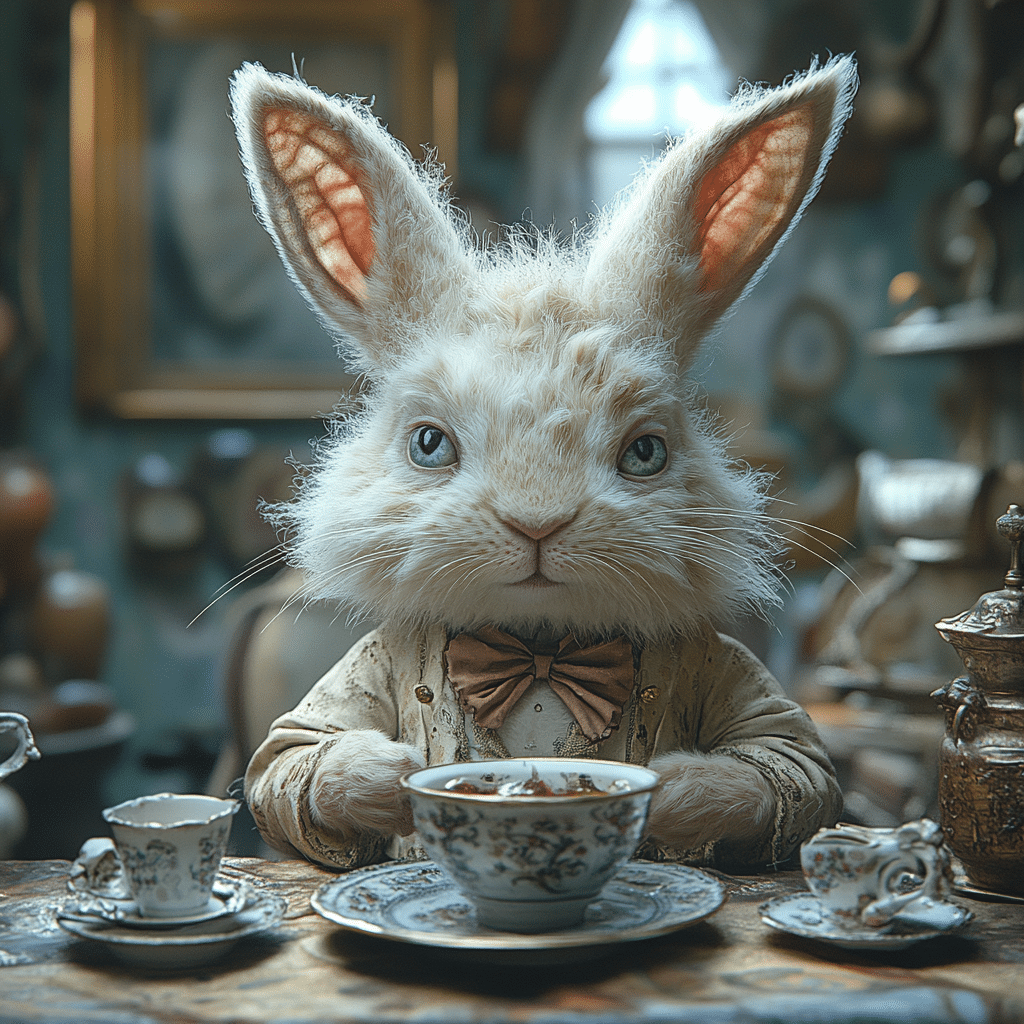 white rabbit alice in wonderland