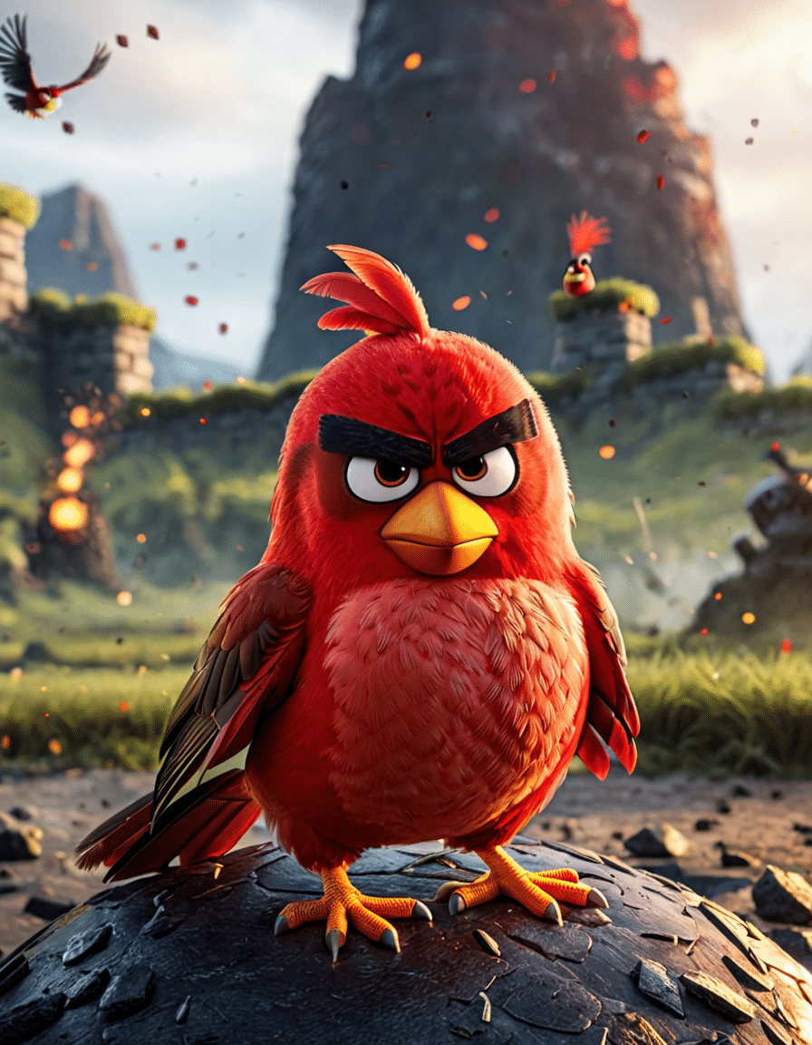 red angry bird